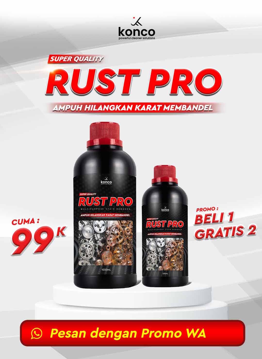 PROMO RUST PRO PEMBERSIH KERAK MESIN logo