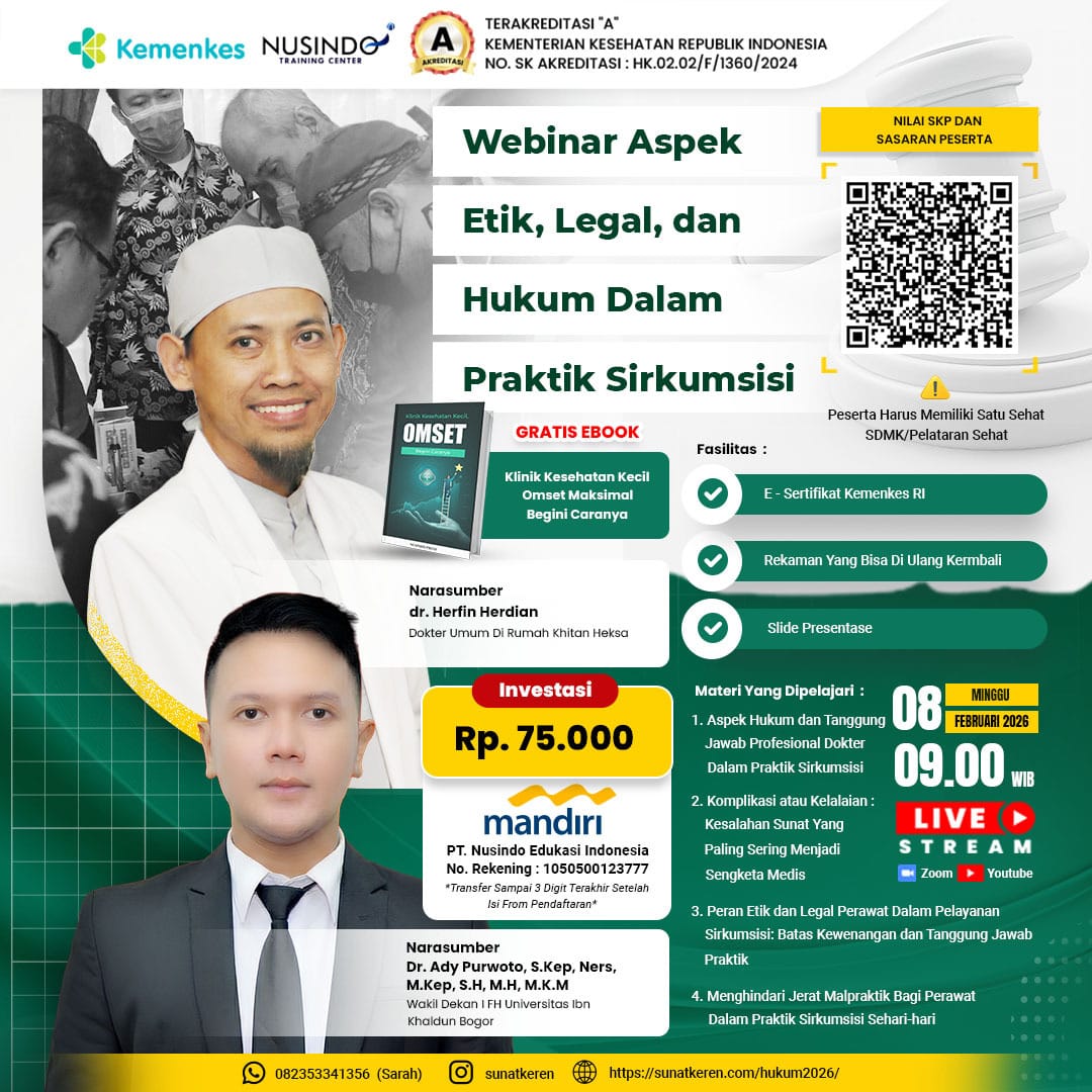 WEBINAR ASPEK ETIK, LEGAL, DAN HUKUM DALAM PRAKTIK SIRKUMSISI 08 FEBRUARI 2026 logo
