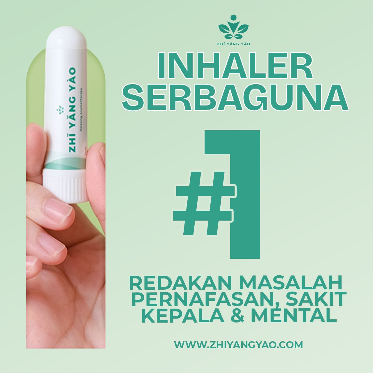 INHALER ZHI YANG YAO NEW VER PRICE AD 2 logo