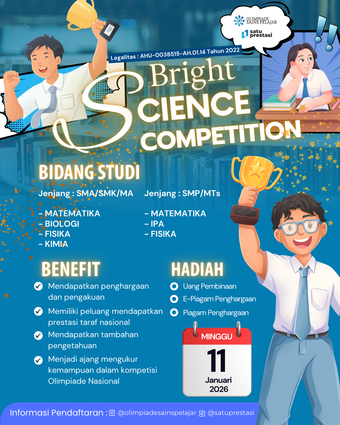 BRIGHT SCIENCE COMPETITION - 11 JANUARI 2026 OSPXSP logo