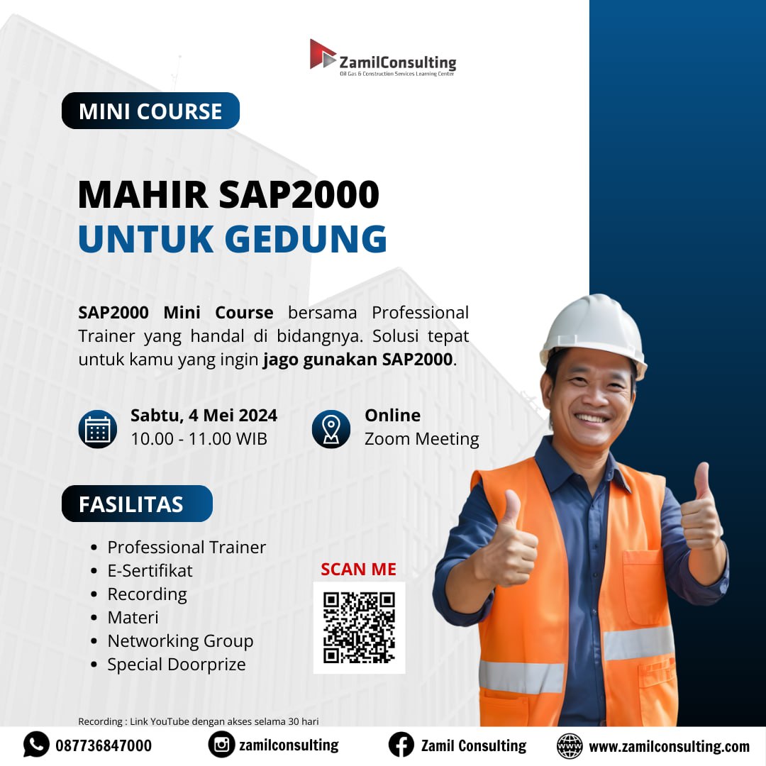 MINI COURSE SAP2000 UNTUK GEDUNG logo