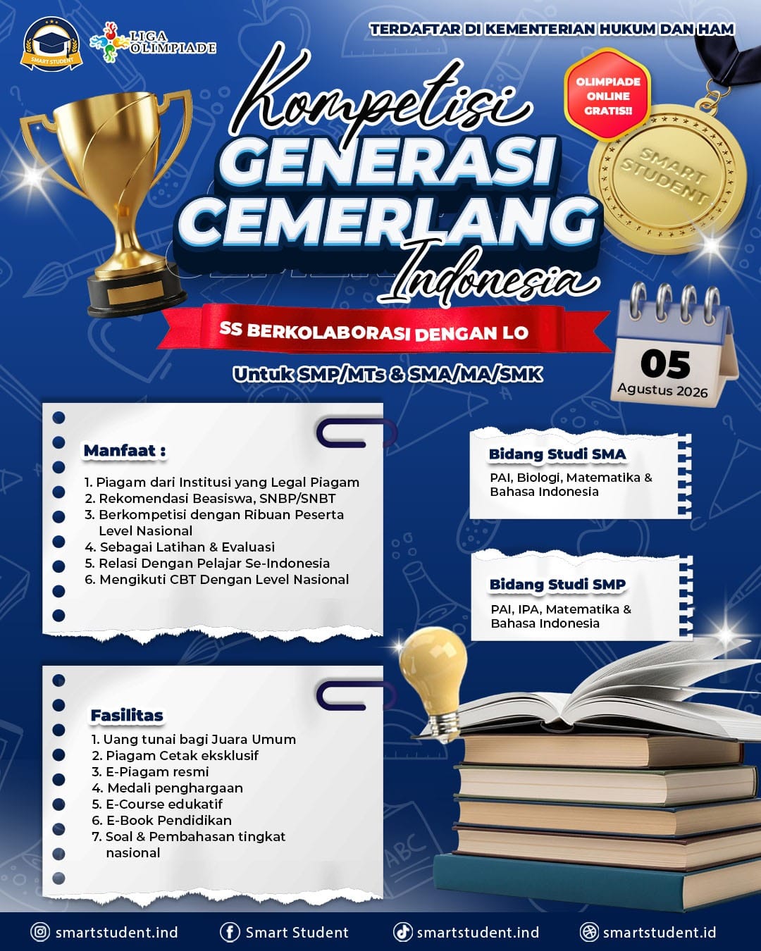 KOMPETISI GENERASI CEMERLANG INDONESIA 2026 logo