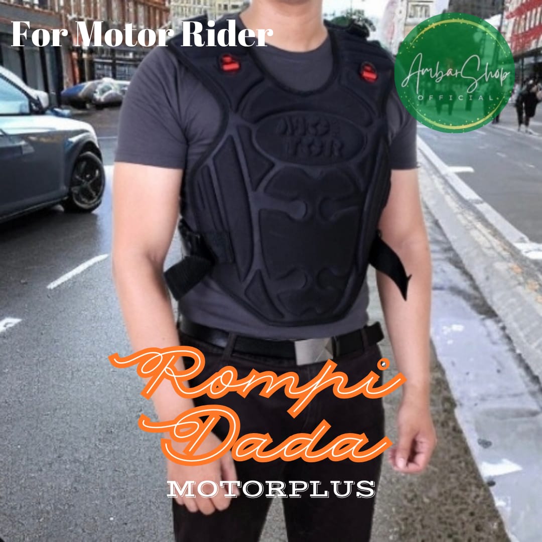Rompi Dada (MotorPlus) Pelindung Dada Motor Riders Anti Angin logo