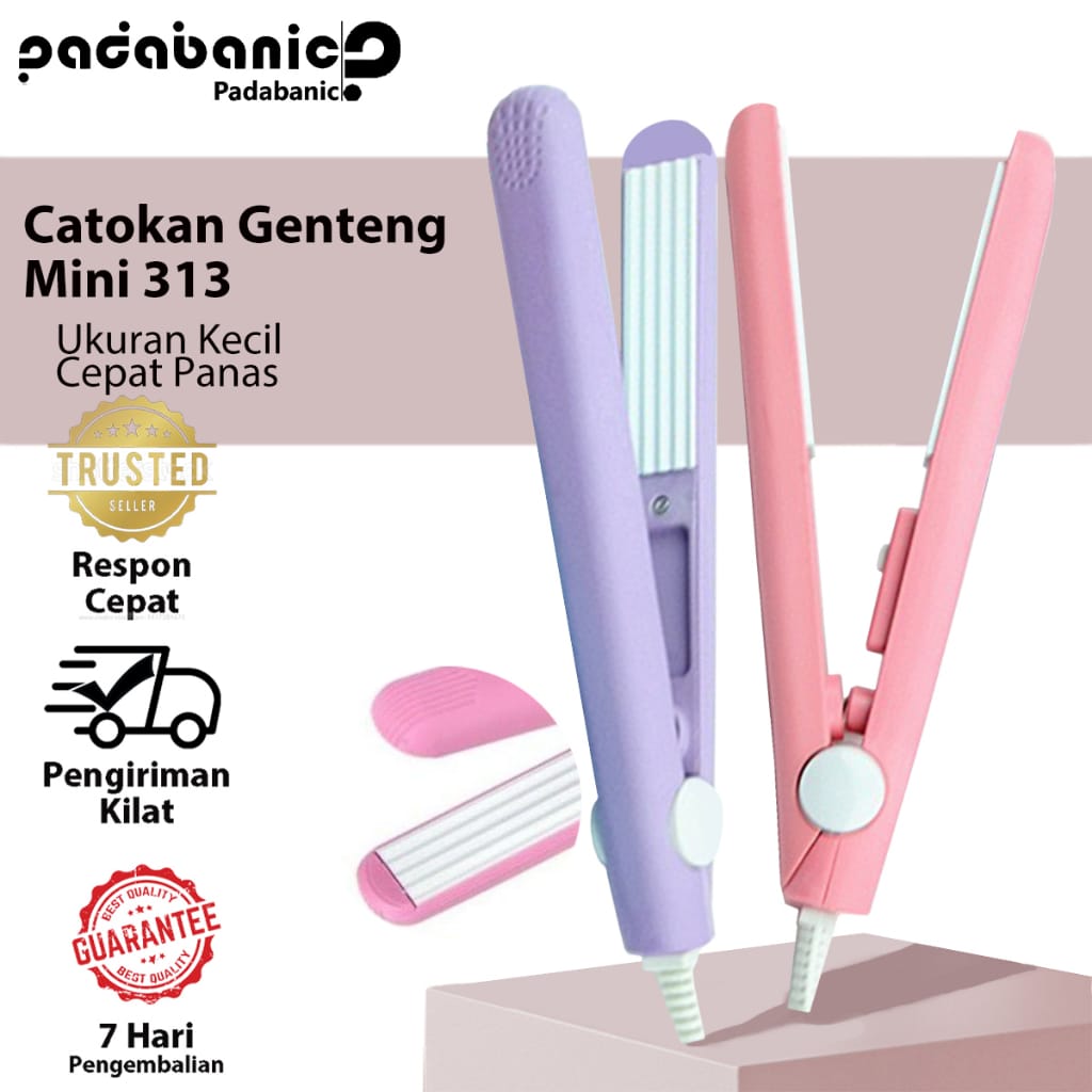 M39 NEW CATOKAN RAMBUT MINI 2IN1 LURUS & CURLY ⚡ logo