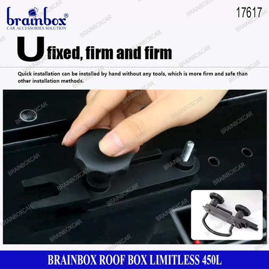 Autocarepro Roof Box Limitless 450L Kotak Bagasi Atas Atap Mobil