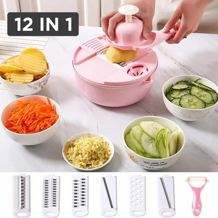 12 in 1 Multifunction Cutter Peeler💰 logo