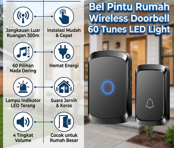 RINGORA (Bel Pintu Rumah Wireless) logo