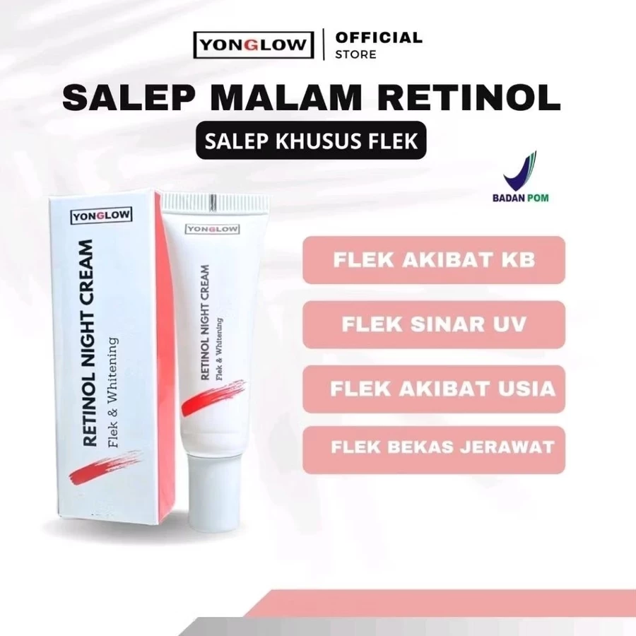 Yonglow Salep Flek Malam Retinol Bintik Noda Hitam Membandel BPOM - LD logo