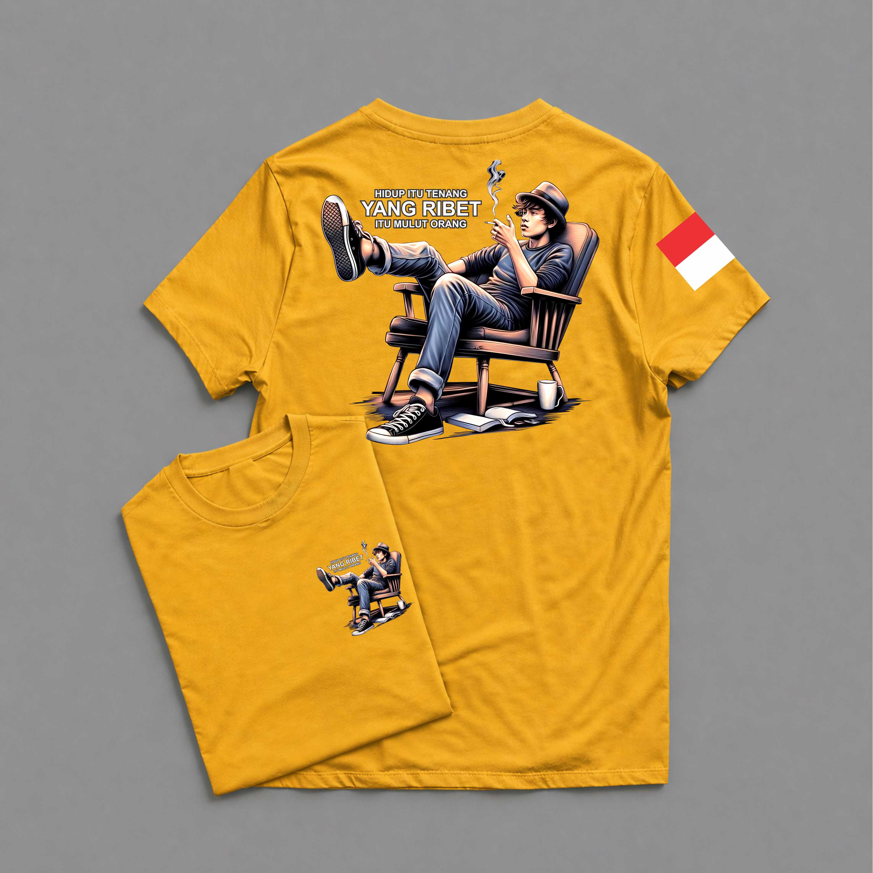 KAOS DEWASA HIDUP ITU TENANG, YG RIBET ITU MULUT ORANG