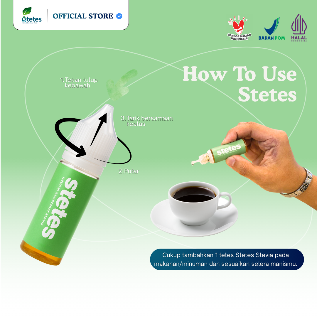 STETES Stevia Natural Sweetener 15ml