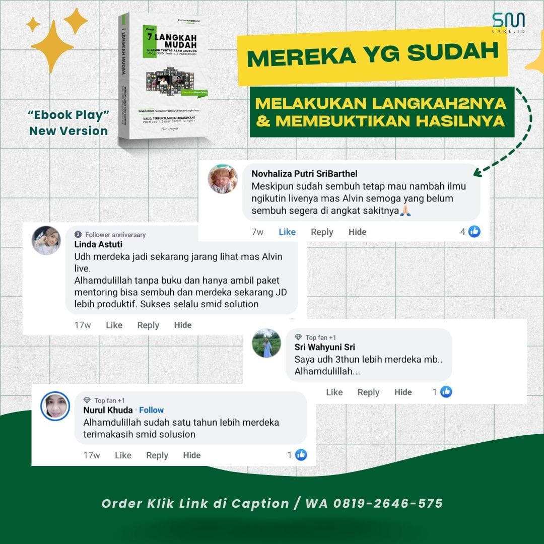 7 Langkah Mudah Tuntas Asam Lambung dkk (Ebook Play)