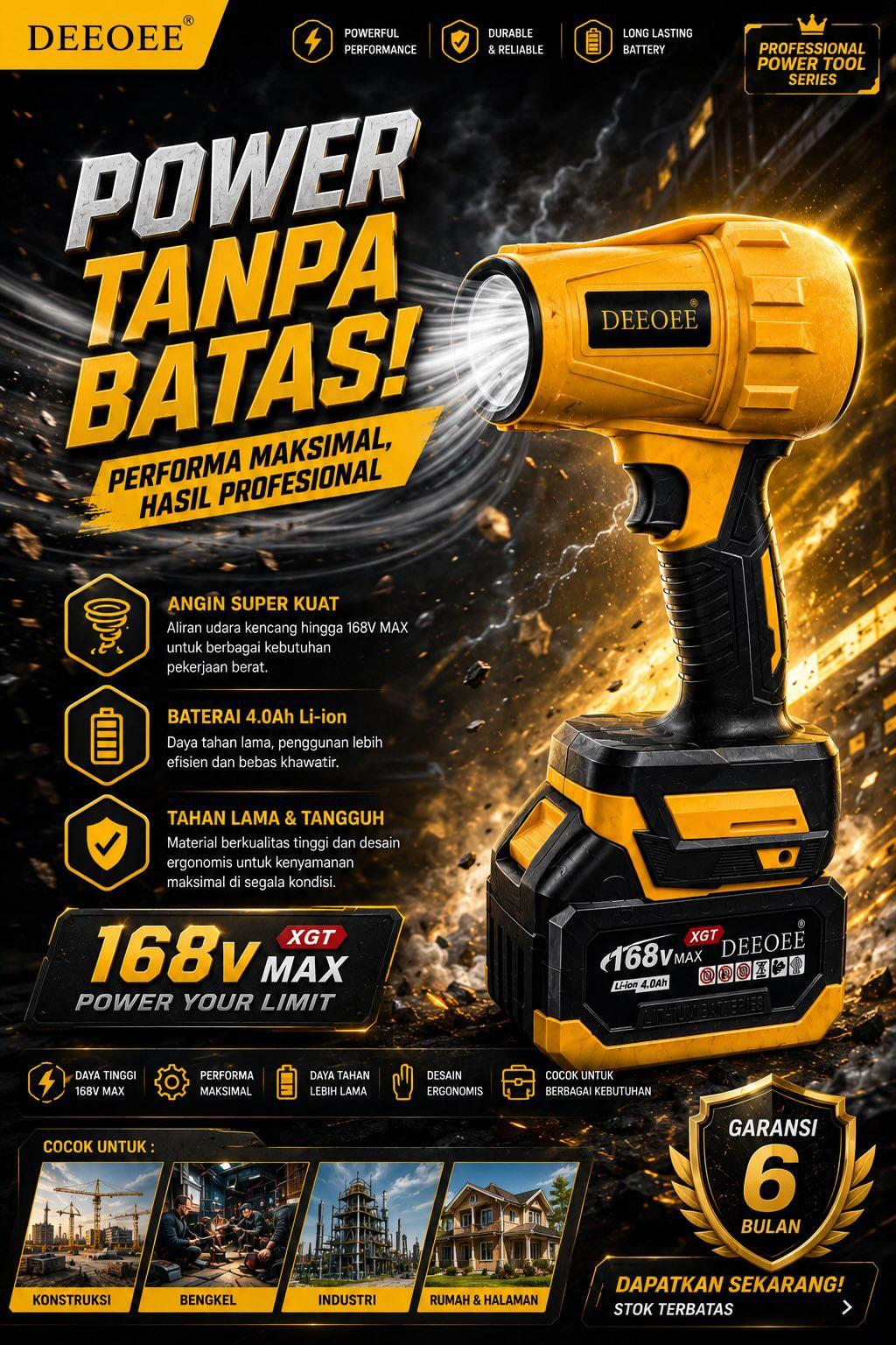 ZARIMI RockForce X21 Cordless Impact Breaker 21V