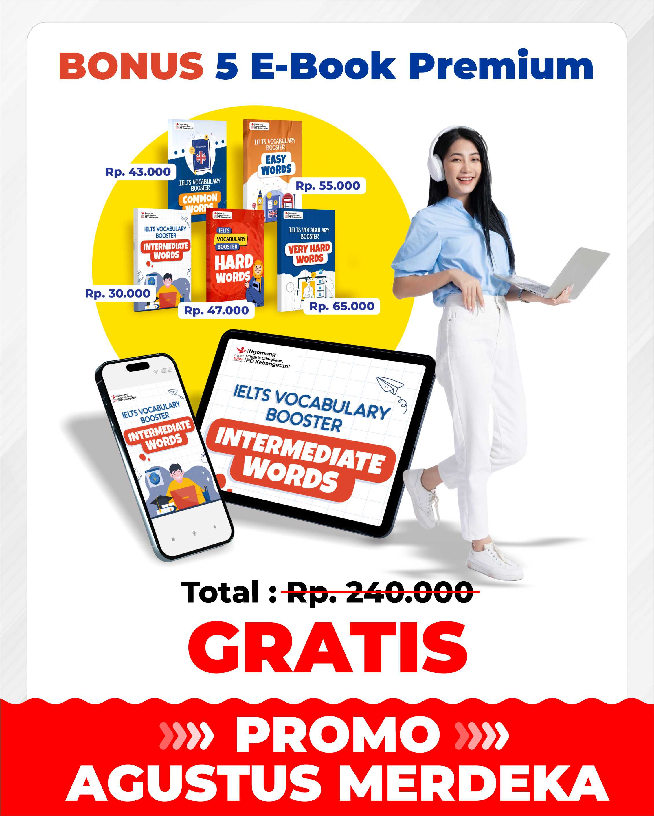 IELTS RANGERS - PROMO AGUSTUS MERDEKA