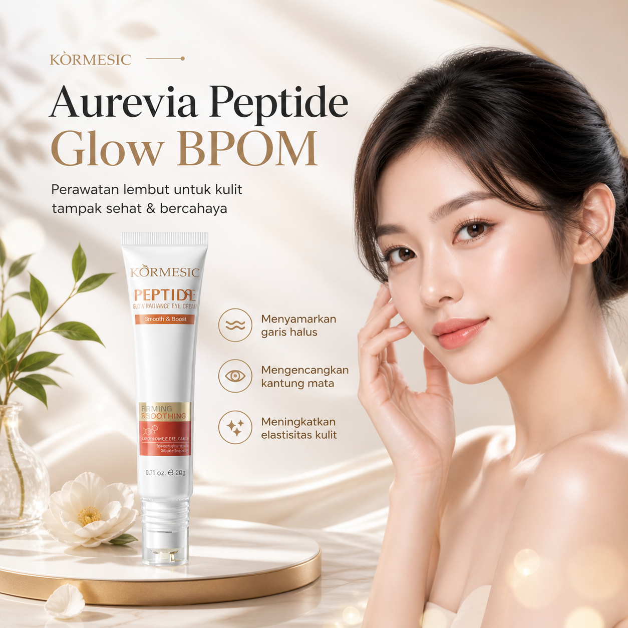 Aurevia Peptide Glow BPOM MR62-53 logo