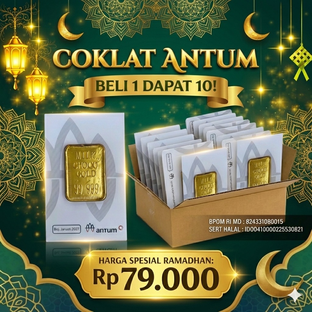 Coklat Antum Premium Beli 1 Dapat 10 Bisa COD - BSR logo