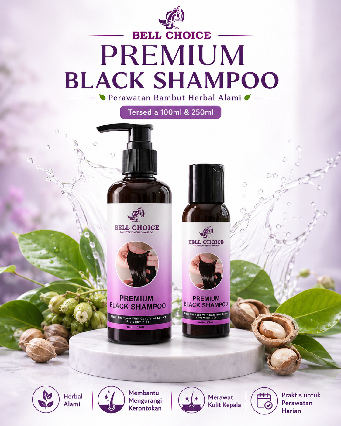 Bell's Choice Premium Shampoo logo