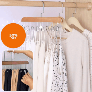 Hanger Kayu Multislot ✨ logo