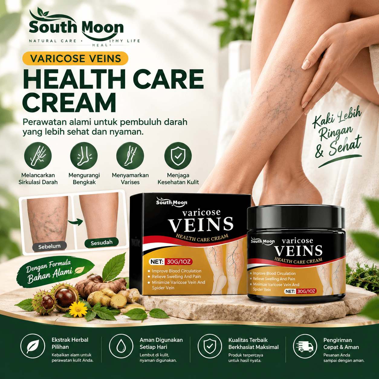 Herbal Cream Varisses Original logo