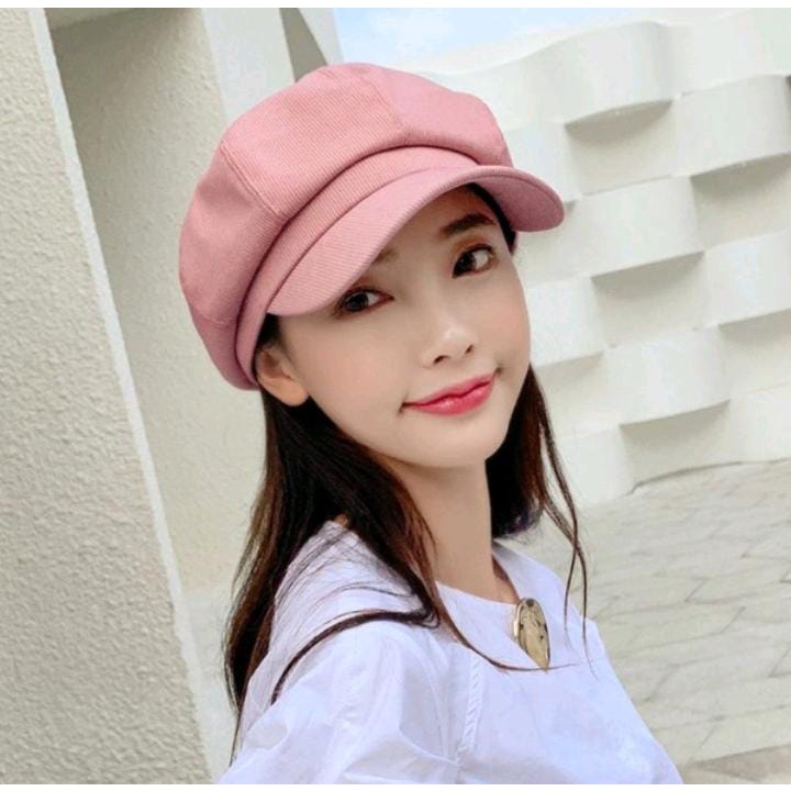 🔥CARDI HAT Topi Tebal Dengan Gaya Korea Kekinian