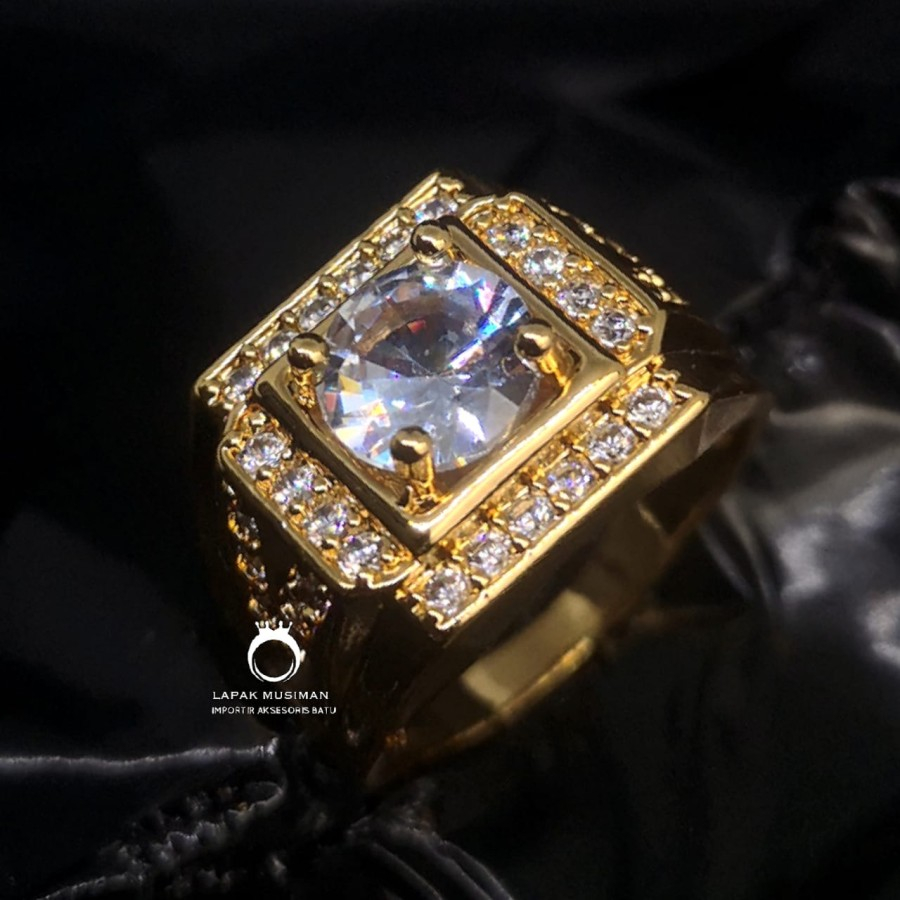 CINCIN BATU PERMATA MEWAH DAN ELEGAN - X1 LD