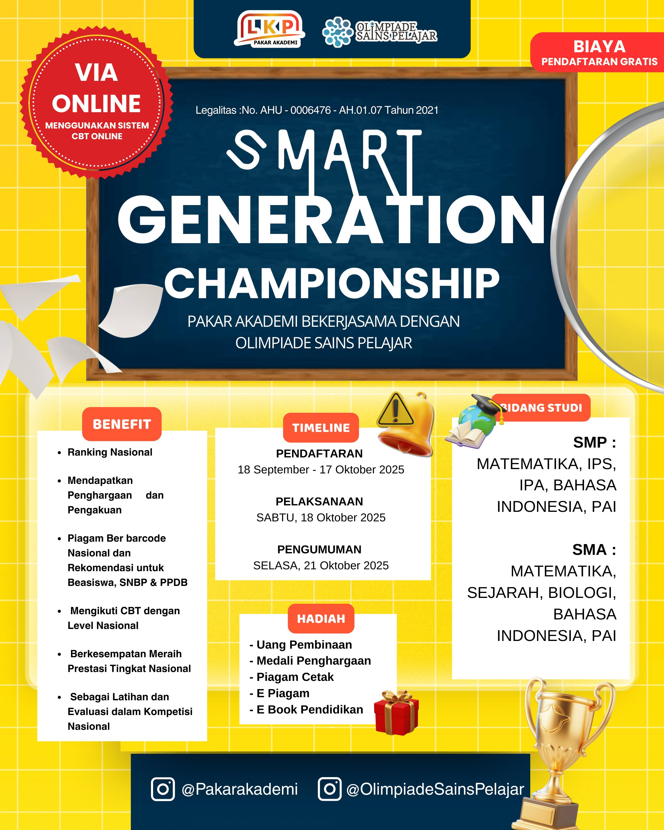 SMART GENERATION CHAMPIONSHIP - 18 Oktober LKP X OSP logo
