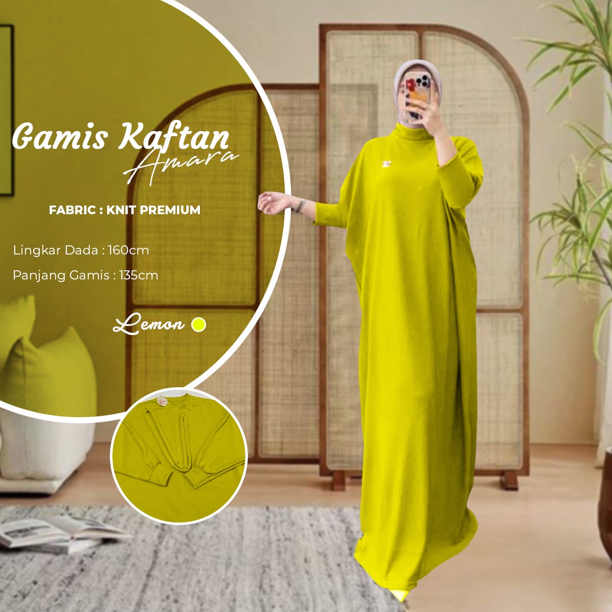 Gamis Kaftan Knit