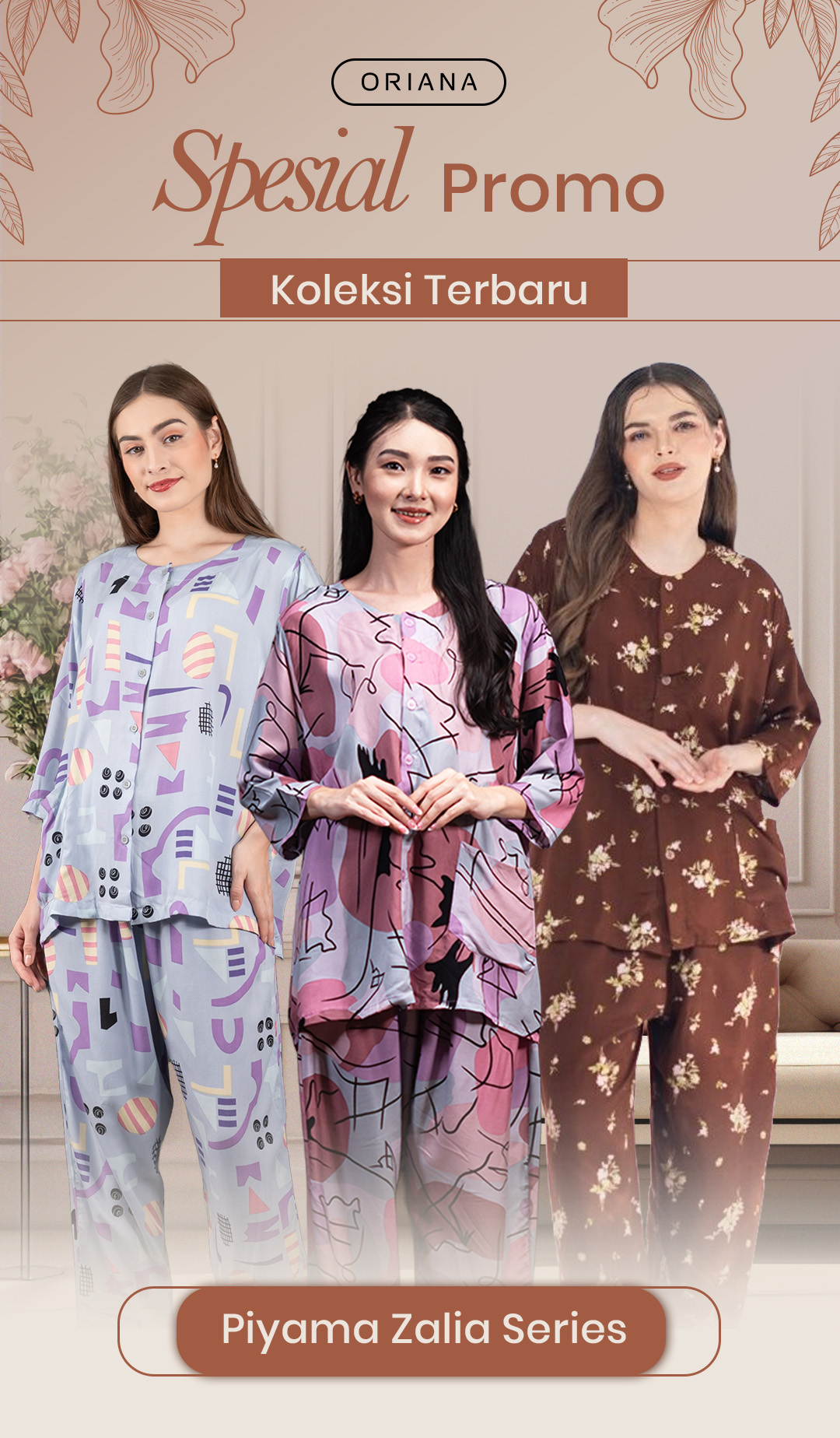 # FBADS - Homewear Pajamas Zalia Ivanya Memphis Zoella (139k - 1 Piece) ASC logo