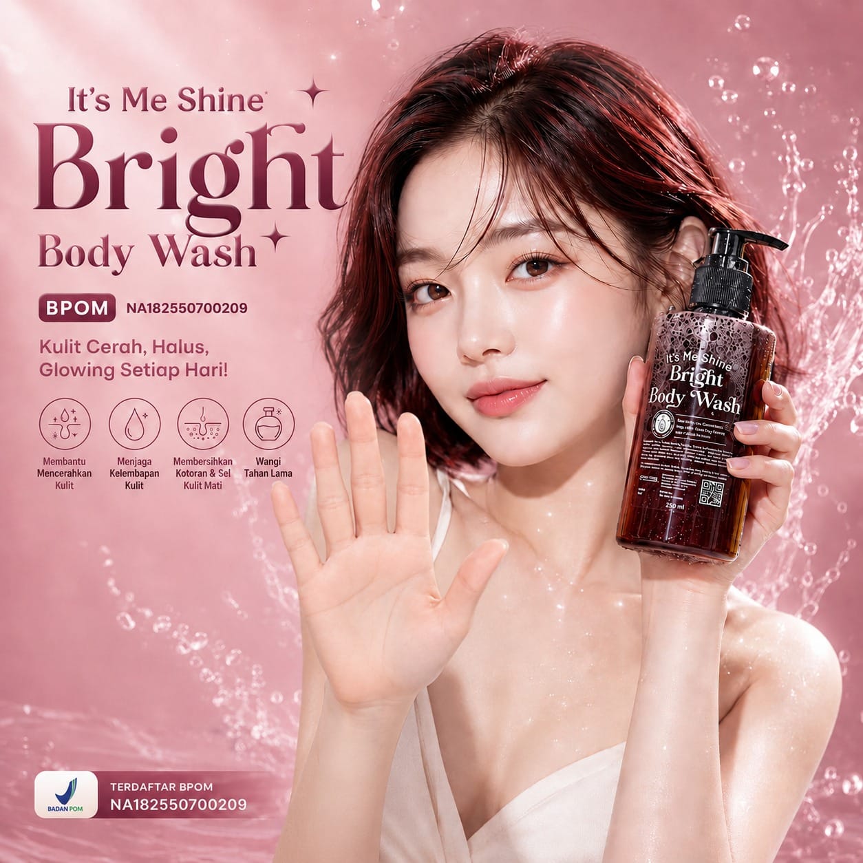 Shine Bright Body Wash BPOM SH77-281 logo