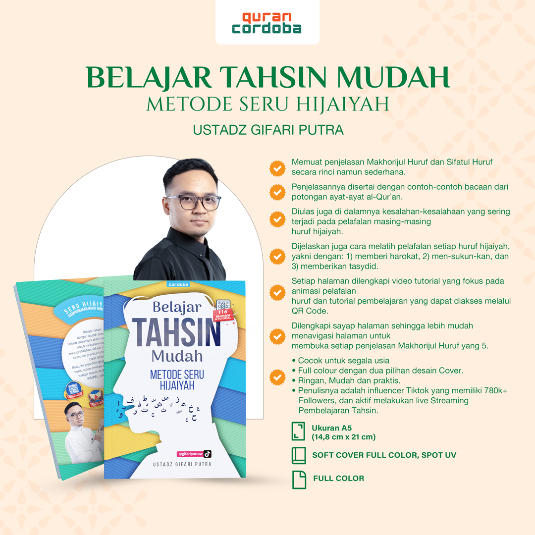 Buku Tahsin Mudah Metode Seru Hijaiyah (Ust Gifari logo