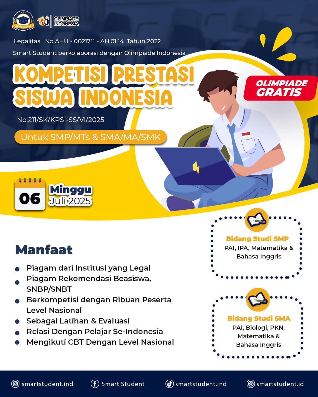 Kompetisi Prestasi Siswa Indonesia logo