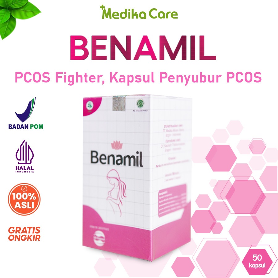 Benamil Kapsul Penyubur Kandungan Wanita - Obat Hamil Kapsul Promil Obat Cepat Hamil [BNL-01] logo