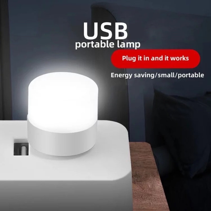 lampu usb mini logo