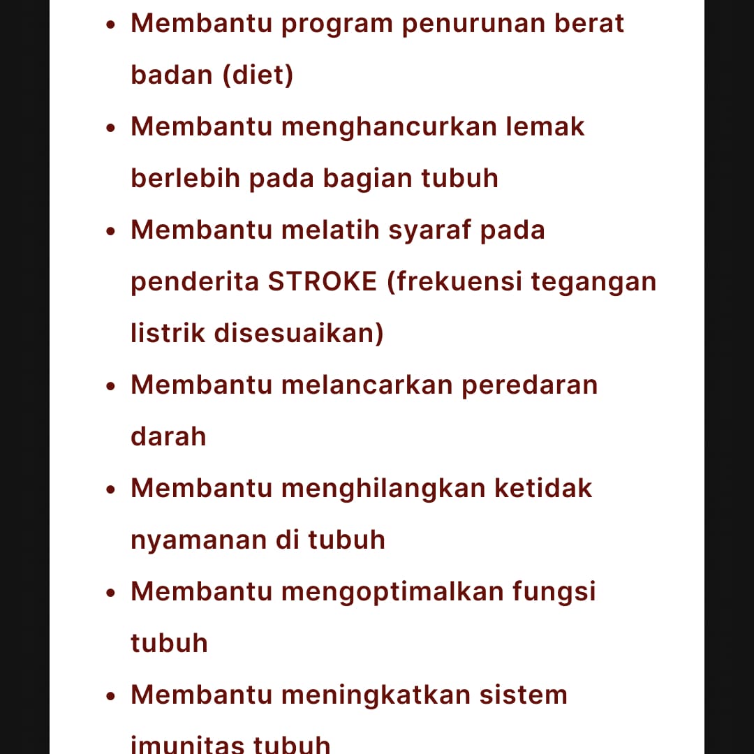 MESIN PIJAT AKUPUNTUR 8