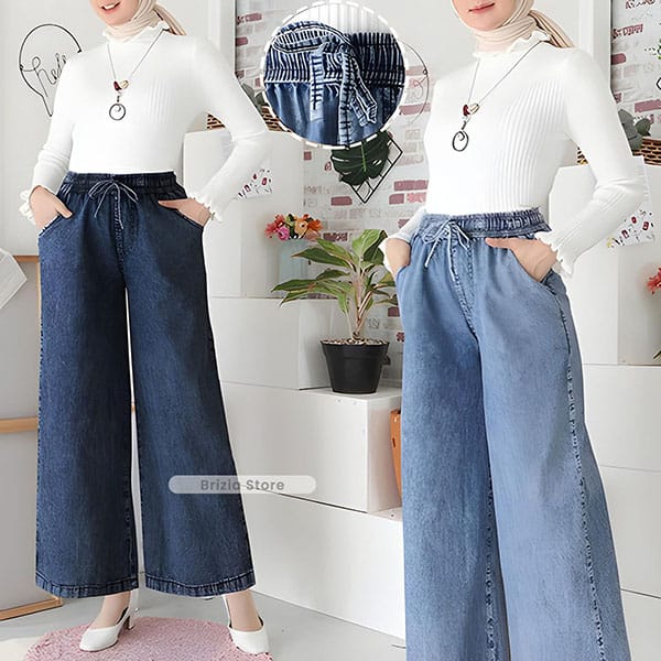 Long Culottes Jeans FE02 logo