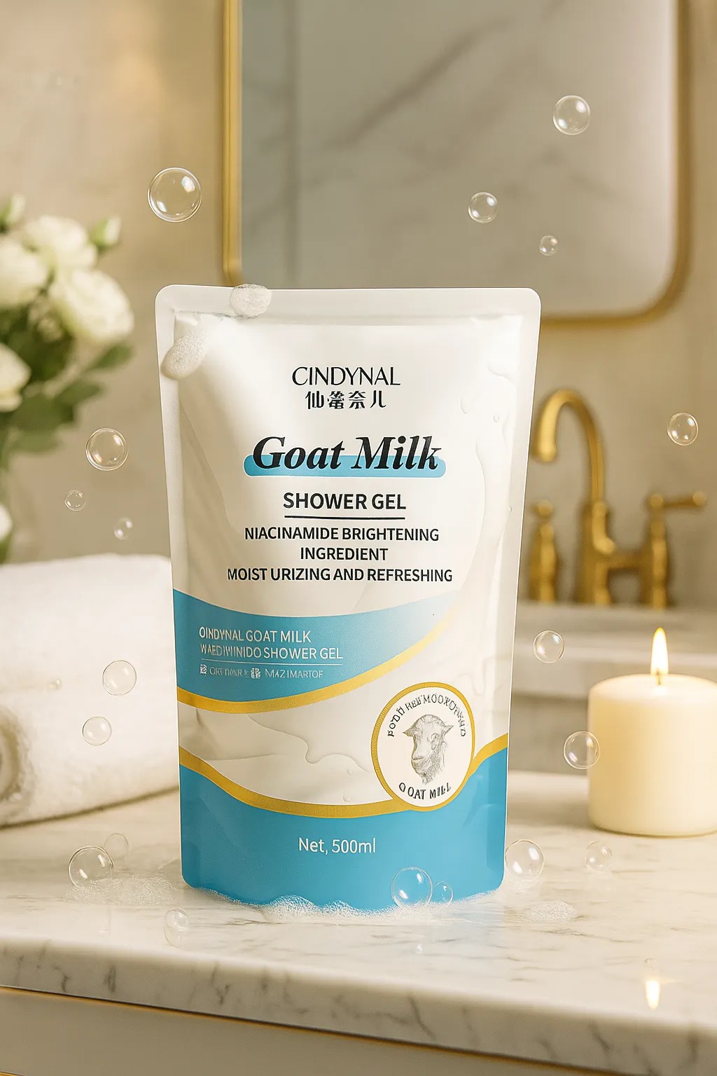 Nia Glow Goatmilk Bodywash BPOM HR77-14 Ev logo