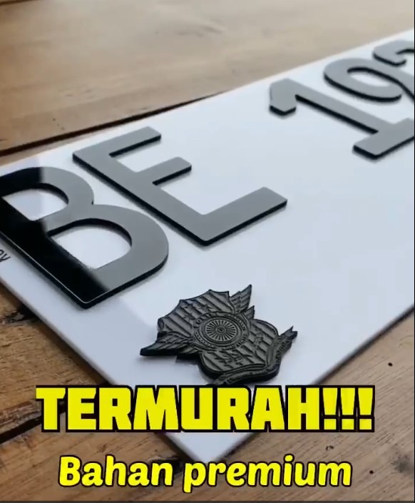 Plat Nomor Mobil Timbul Mewah
