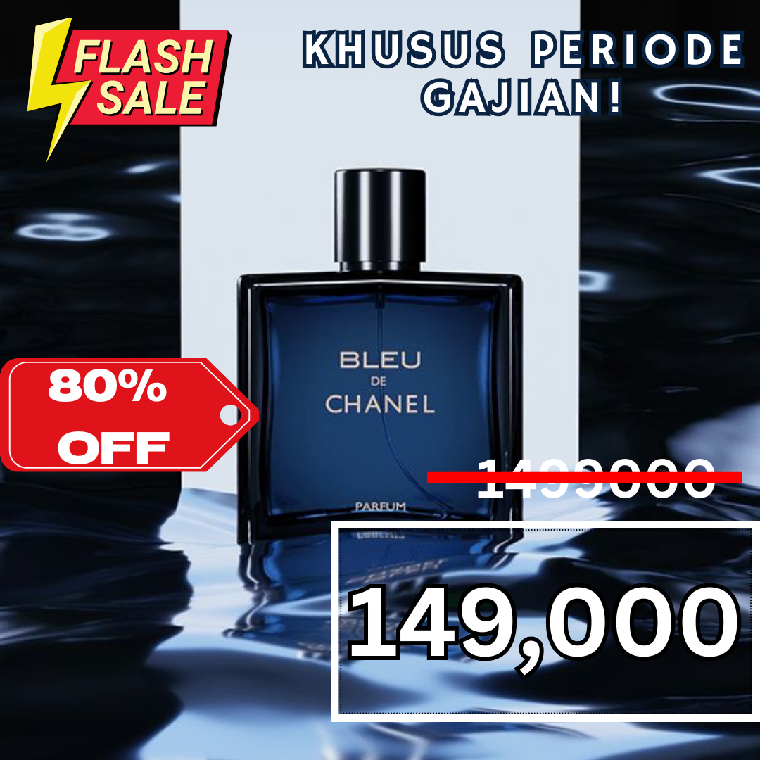 PROMO DISC 80% BLEU DE CHANEL (KHUSUS PERIODE GAJIAN)