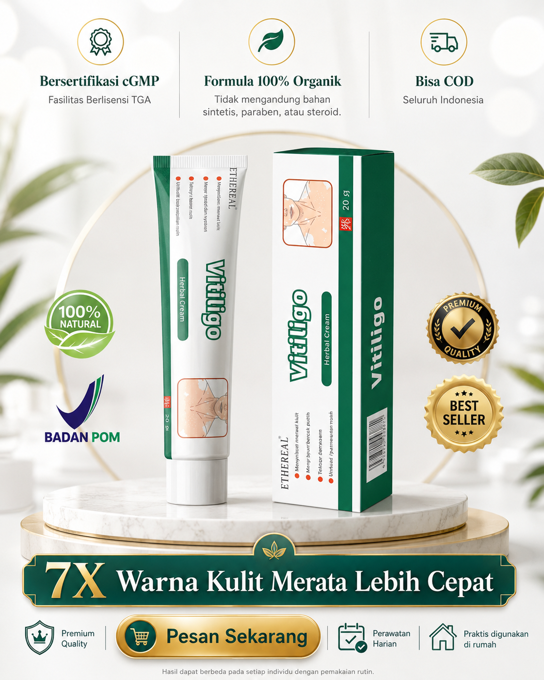 Promo Vitiligo Cream BPOM FBIFF logo