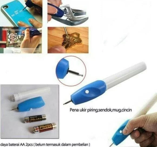 ENGRAVIN PEN (alat pengukir nama digelas & piring) logo