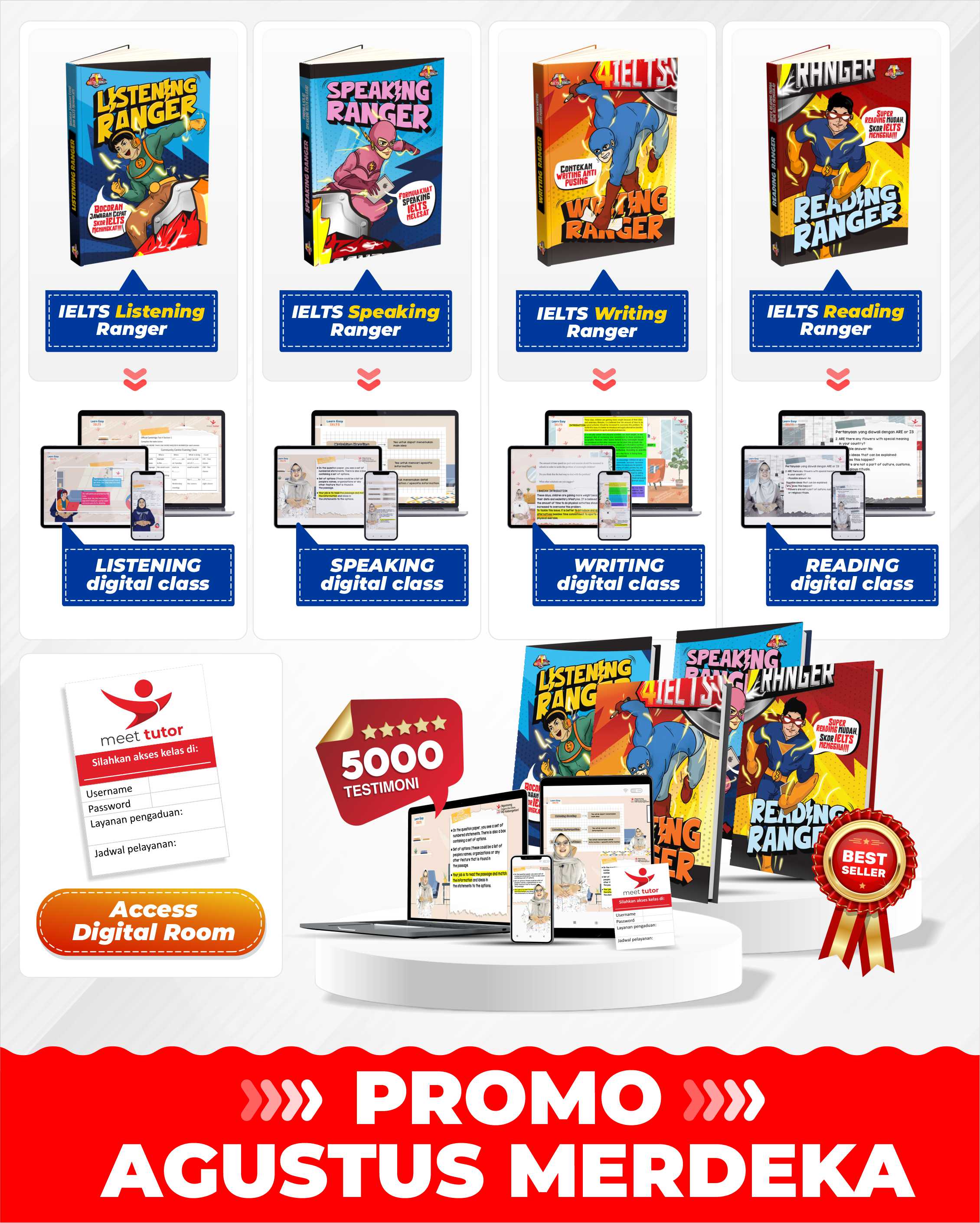IELTS RANGERS - PROMO AGUSTUS MERDEKA