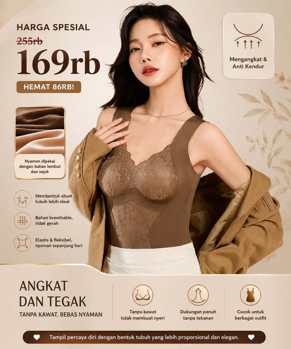Tangtop Push Up Bra 1