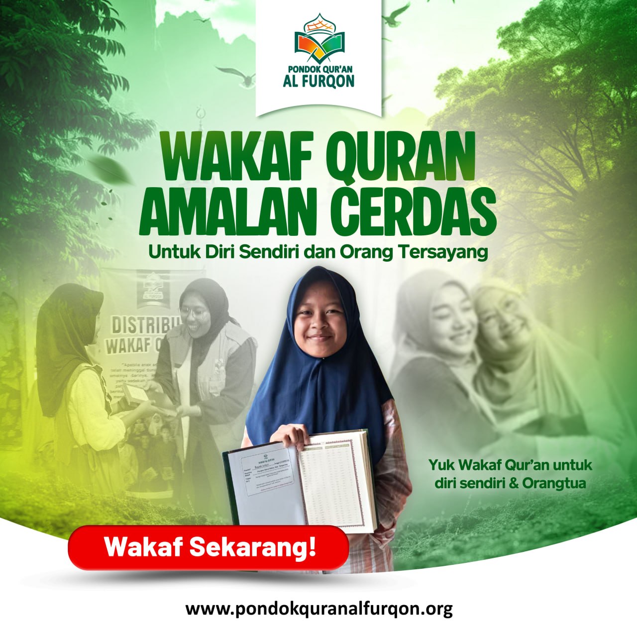 Wakaf Quran Amalan Cerdas Di Sisa Usia logo