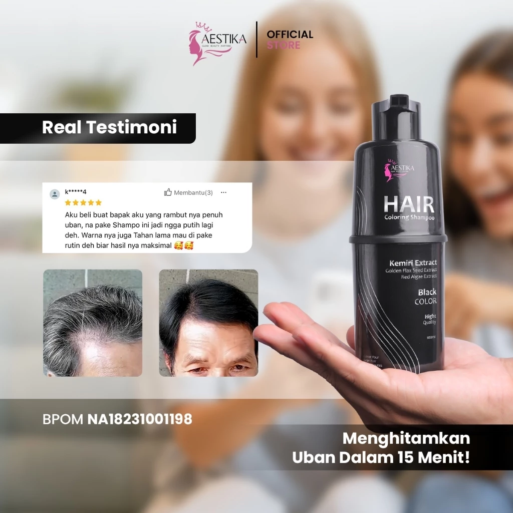 Aestika Hair Coloring Shampoo - FB - di jan
