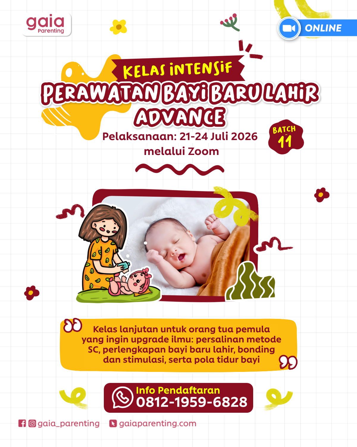 Kelas Intensif Perawatan Bayi Baru Lahir Advance (Online) logo