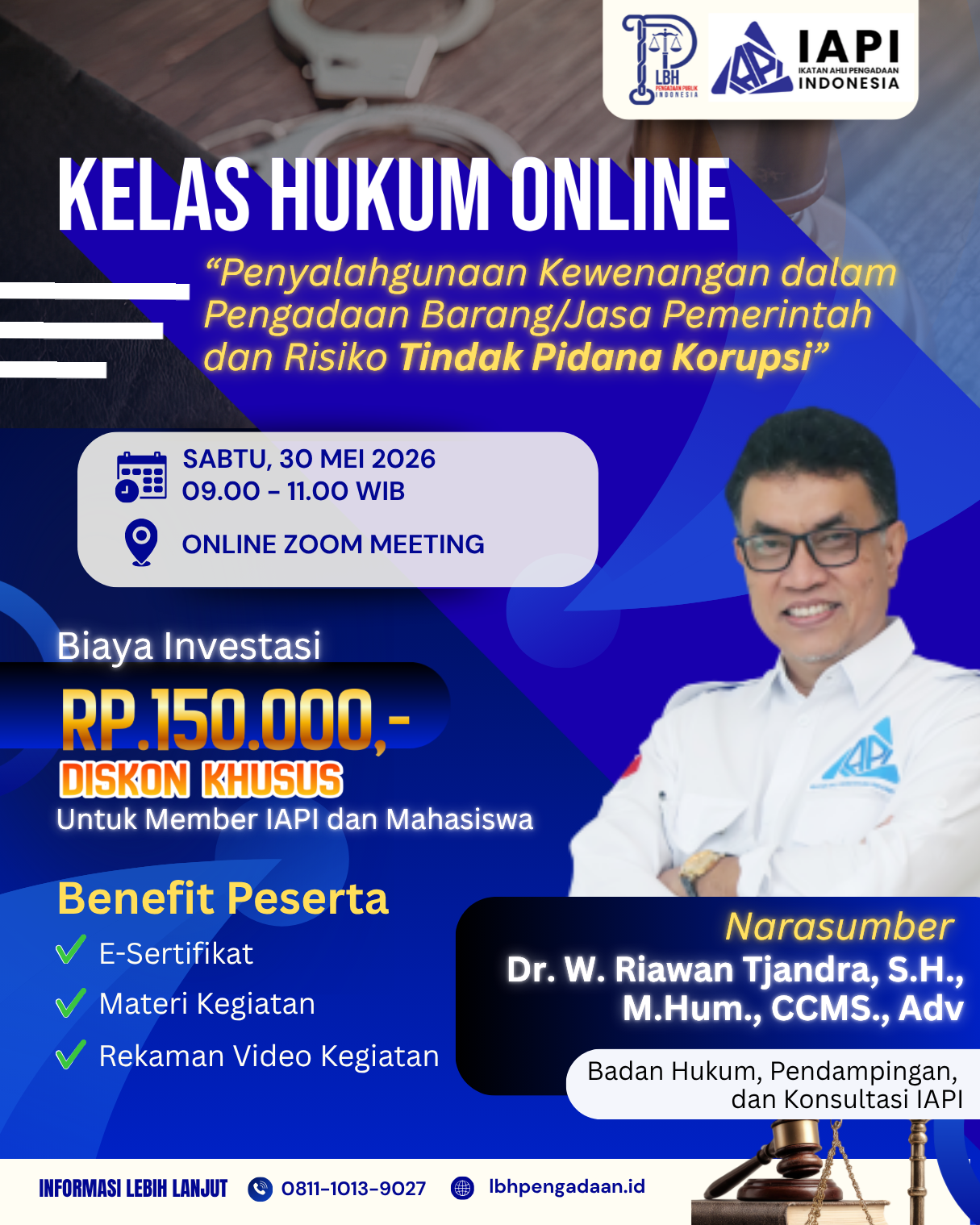 KELAS HUKUM ONLINE LBH PENGADAAN logo