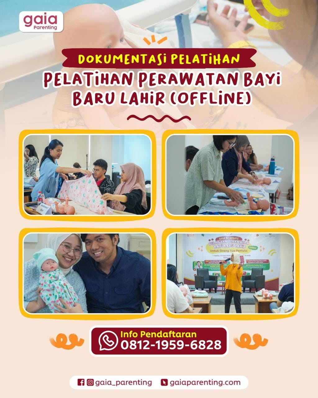 Gaia Academy: Pelatihan Perawatan Bayi Baru Lahir Untuk Orang Tua Pemula