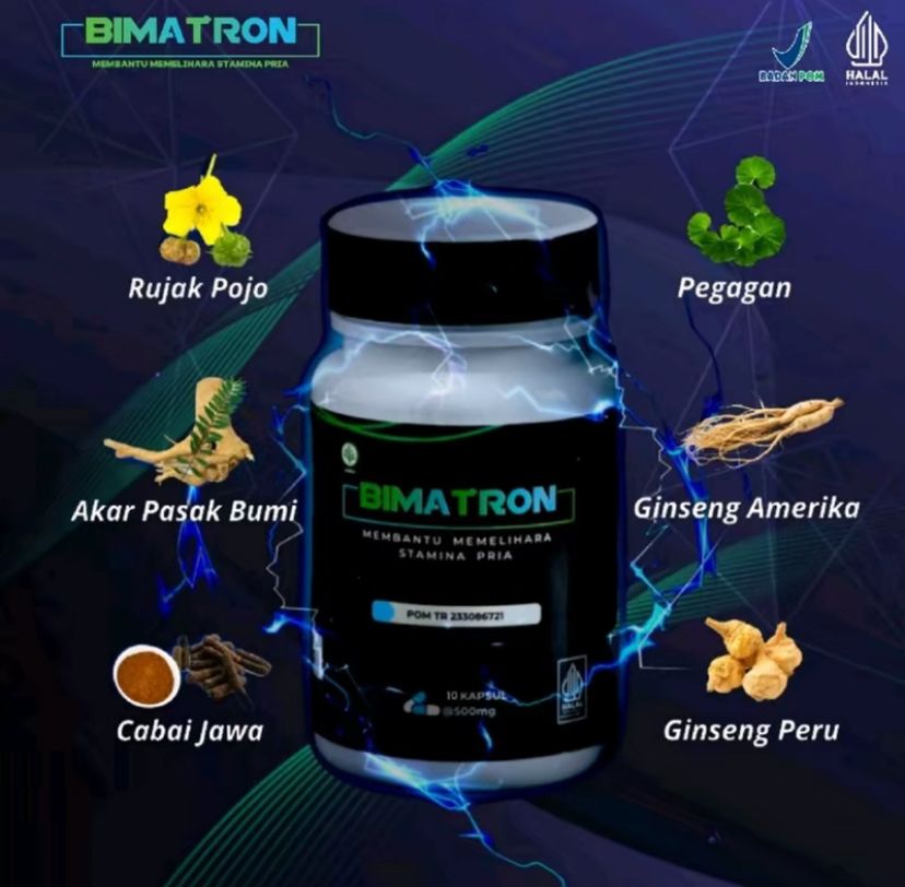Bimatron suplemen stamina pria logo