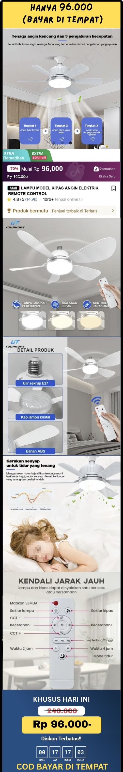 KIPAS LAMPU 96.000 3