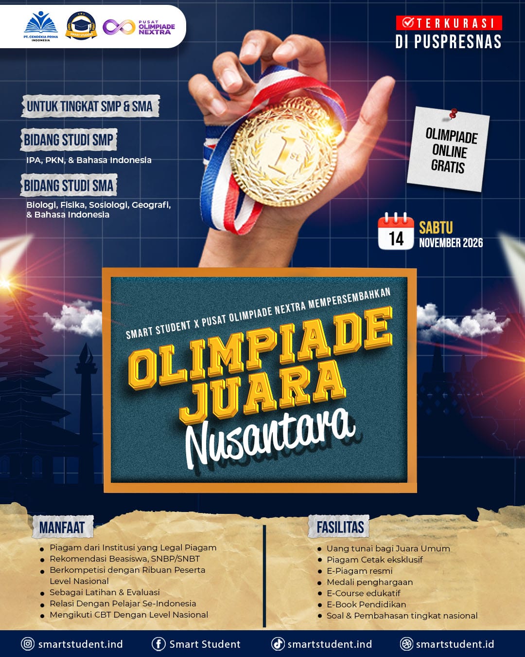 OLIMPIADE JUARA NUSANTARA 2026 logo