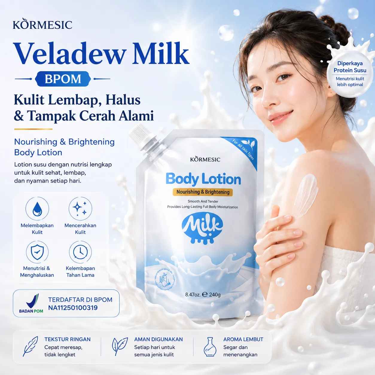 Veladew Milk BPOM TY62-51 logo